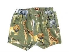 Name It oil green dyreprint shorts